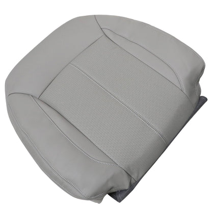For 2010-2013 Buick LaCrosse Front Driver & Passenger Bottom & Top Leather Seat Cover Titanium Gray