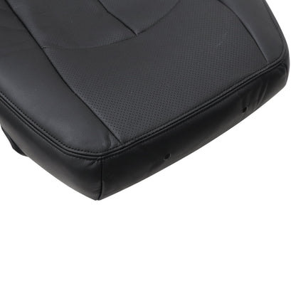 For 2003-2009 Mercedes Benz E63 E280 E300 E320 E350 E500 E550 Driver Bottom & Top PERFORATED Leather Seat Cover Black