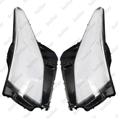 Fits Cadillac ATS 2013 2014 2015-2017 2018 Pair Headlight Lamp Cover Lens Shell