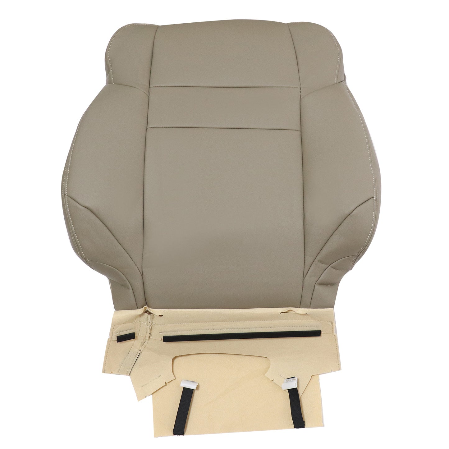 For 2012-2016 Honda CR-V Front Driver & Passenger Bottom & Top Leather Seat Cover Tan