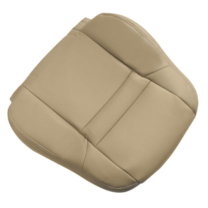 For 2003-2007 Honda Accord 4DR Front Driver & Passenger Bottom & Top Leather Seat Cover Tan