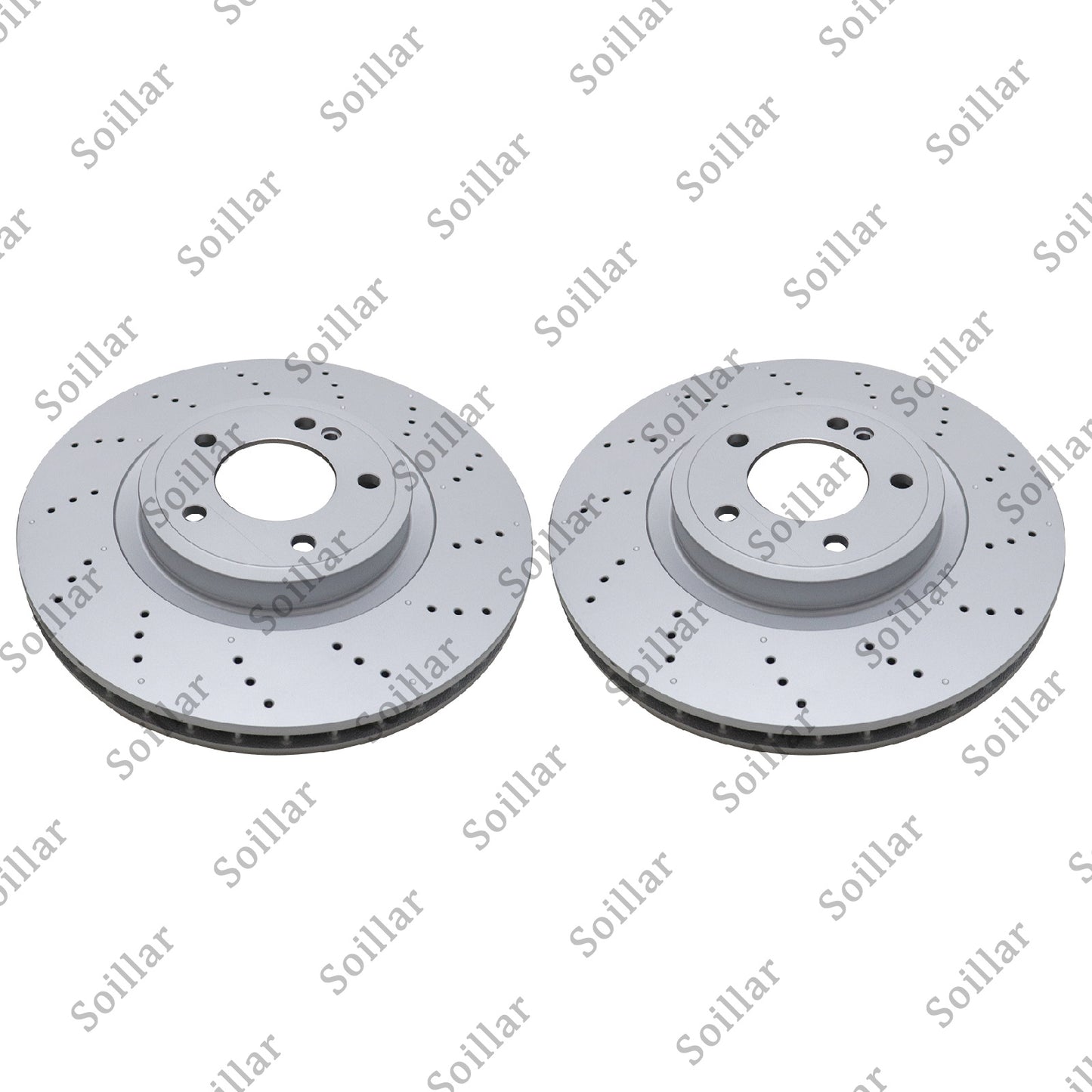 2Pcs Rear Brake Discs Rotors 4634230000 for Mercedes Benz G63 463 19 - 23