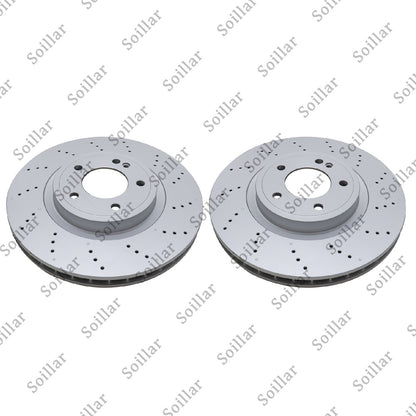 2Pcs Rear Brake Discs Rotors 4634230000 for Mercedes Benz G63 463 19 - 23