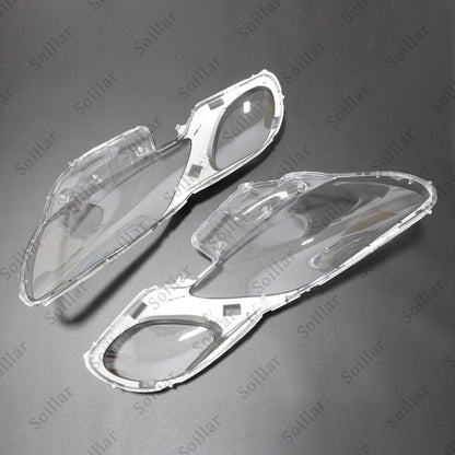 Pair Headlight Lens Cover Shell Clear Glass Fit For Lexus GS300 350 450h 2004-11