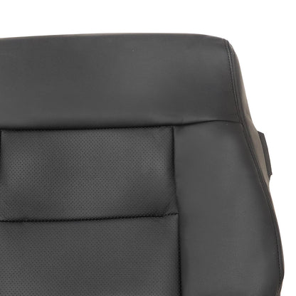 For 2010-2016 Mercedes Benz E-Class E350 E550 E250 Driver & Passenger Bottom & Top Leather Seat Cover Black