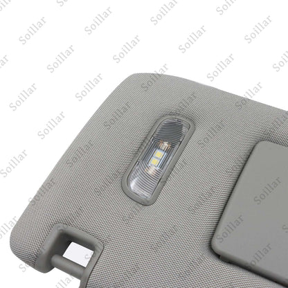 1X For Cadillac Chevrolet GMC 2015-19 Gray Left Driver Side Sun Visor W/ Light
