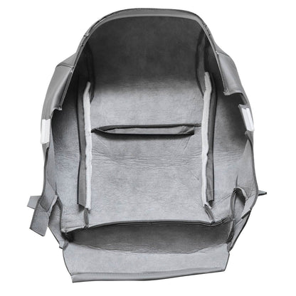 For 2007-2013 Toyota Tundra Work Truck Driver & Passenger Bottom Leather Seat Cover Gray