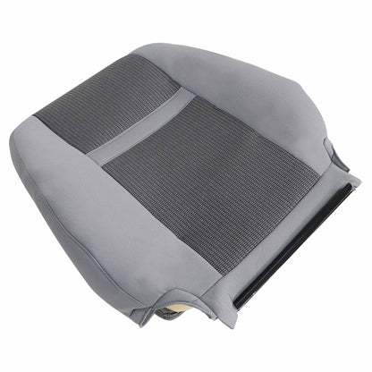 For 2006-2010 Dodge Ram 1500 2500 Front Driver & Passenger Bottom & Top Cloth Seat Cover Light Gray