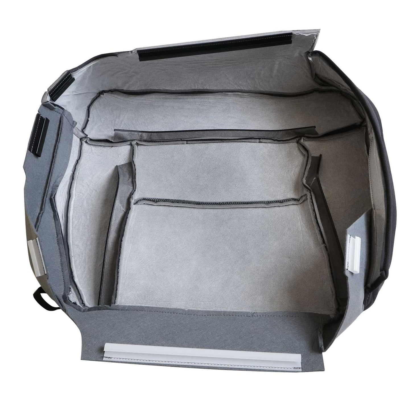 2004-2008 For Ford F150 XLT STX FX4 Front Driver & Passenger Bottom & Top Cloth Seat Cover Dark Gray