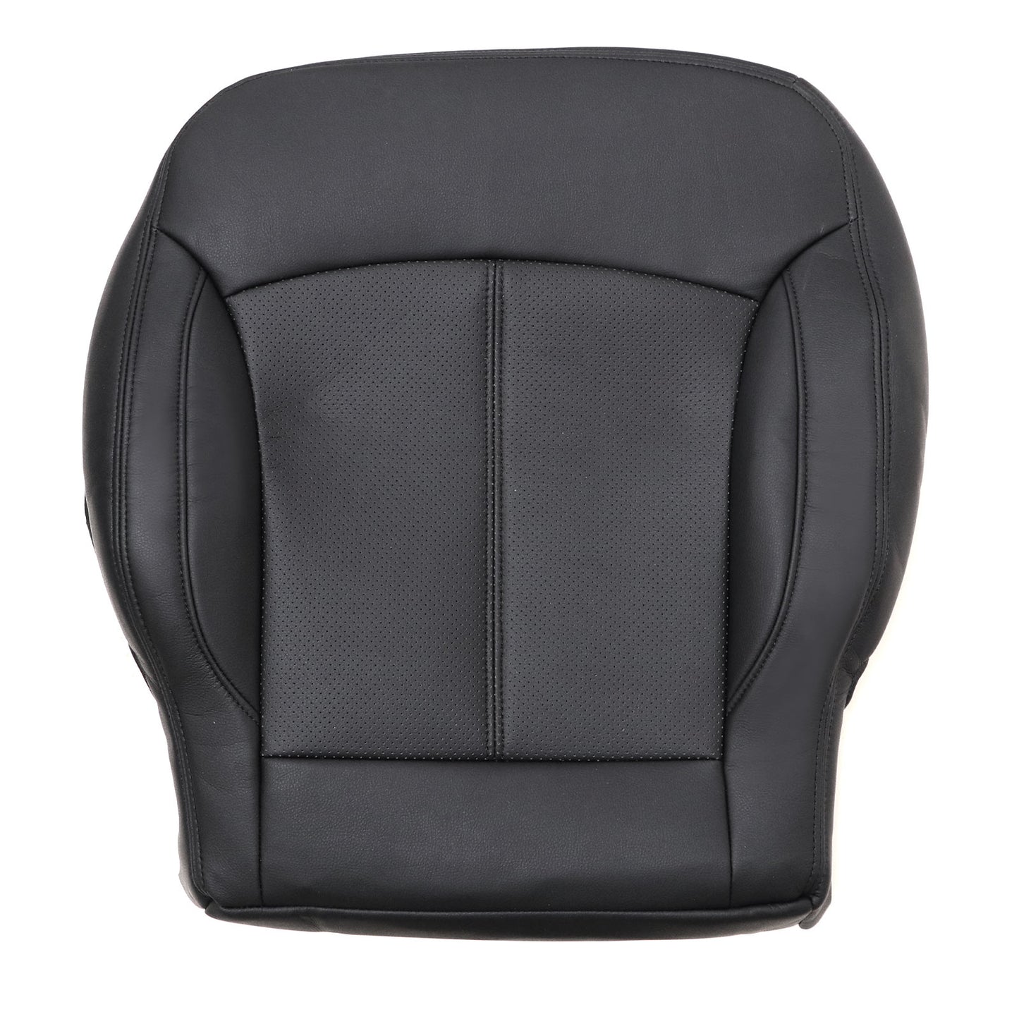 For 2010-2013 Buick LaCrosse Front Driver & Passenger Bottom & Top Leather Seat Cover Black