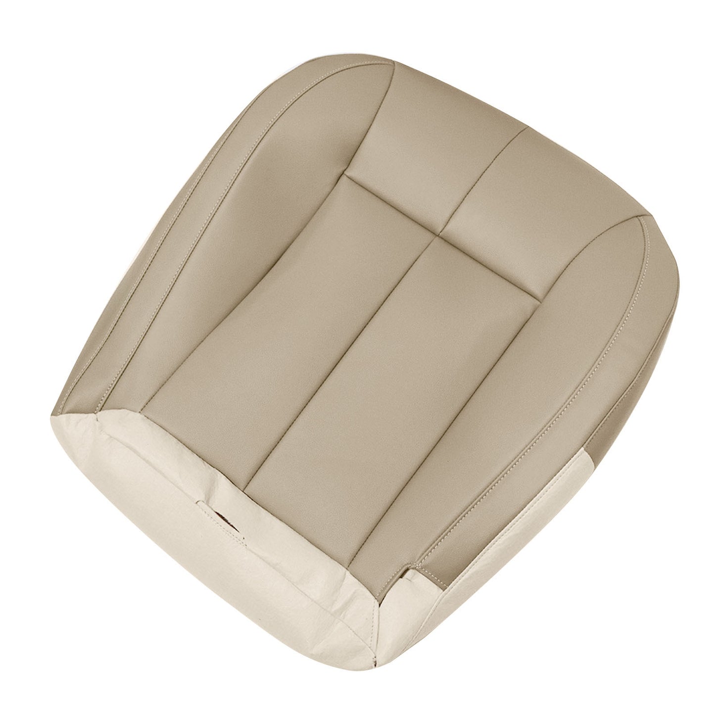For 1999-2004 Jeep Grand Cherokee Front Driver Bottom Leather Seat Cover Tan