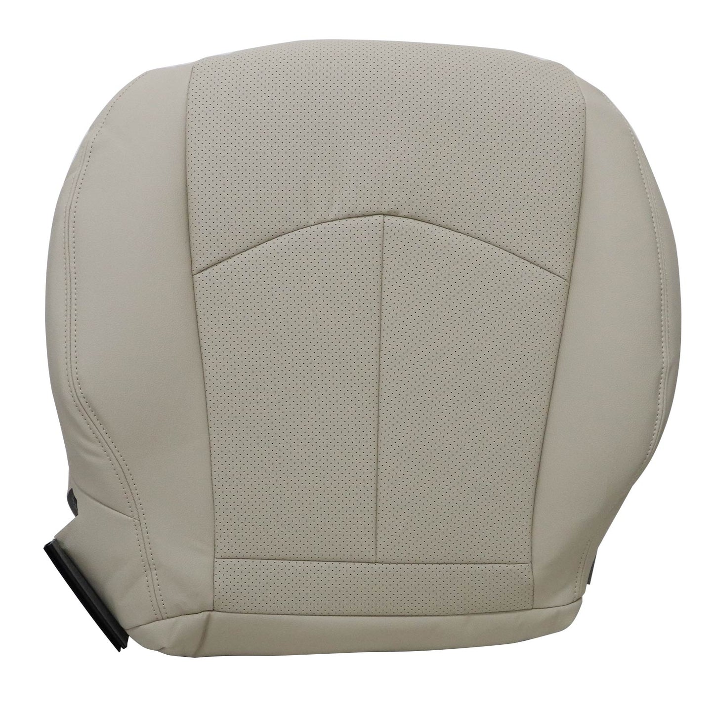 For 2003-2009 Mercedes Benz E63 E280 E300 E320 E350 E500 E550 Driver & Passenger Bottom PERFORATED Leather Seat Cover Light Tan