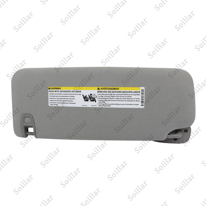 For 15-19 Cadillac Chevrolet GMC Gray Right Passenger Side Sun Visor W/ Light