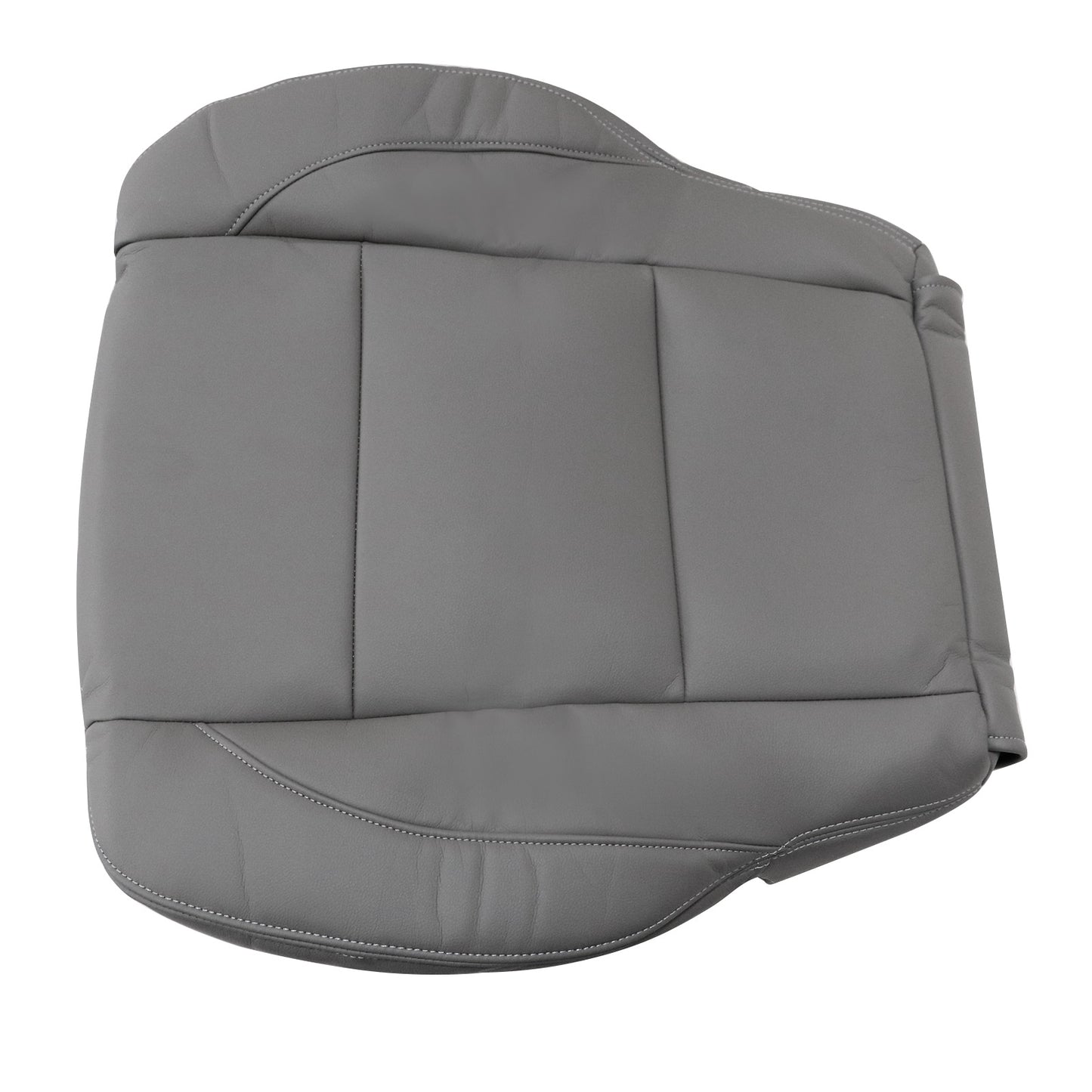 Driver Bottom Leather Seat Cover Gray For Nissan Titan 2005-2015 Replacement