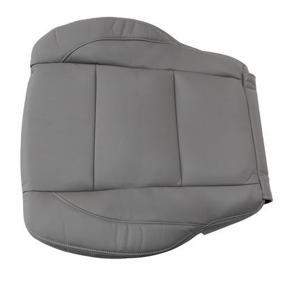 Driver Bottom Leather Seat Cover Gray For Nissan Titan 2005-2015 Replacement