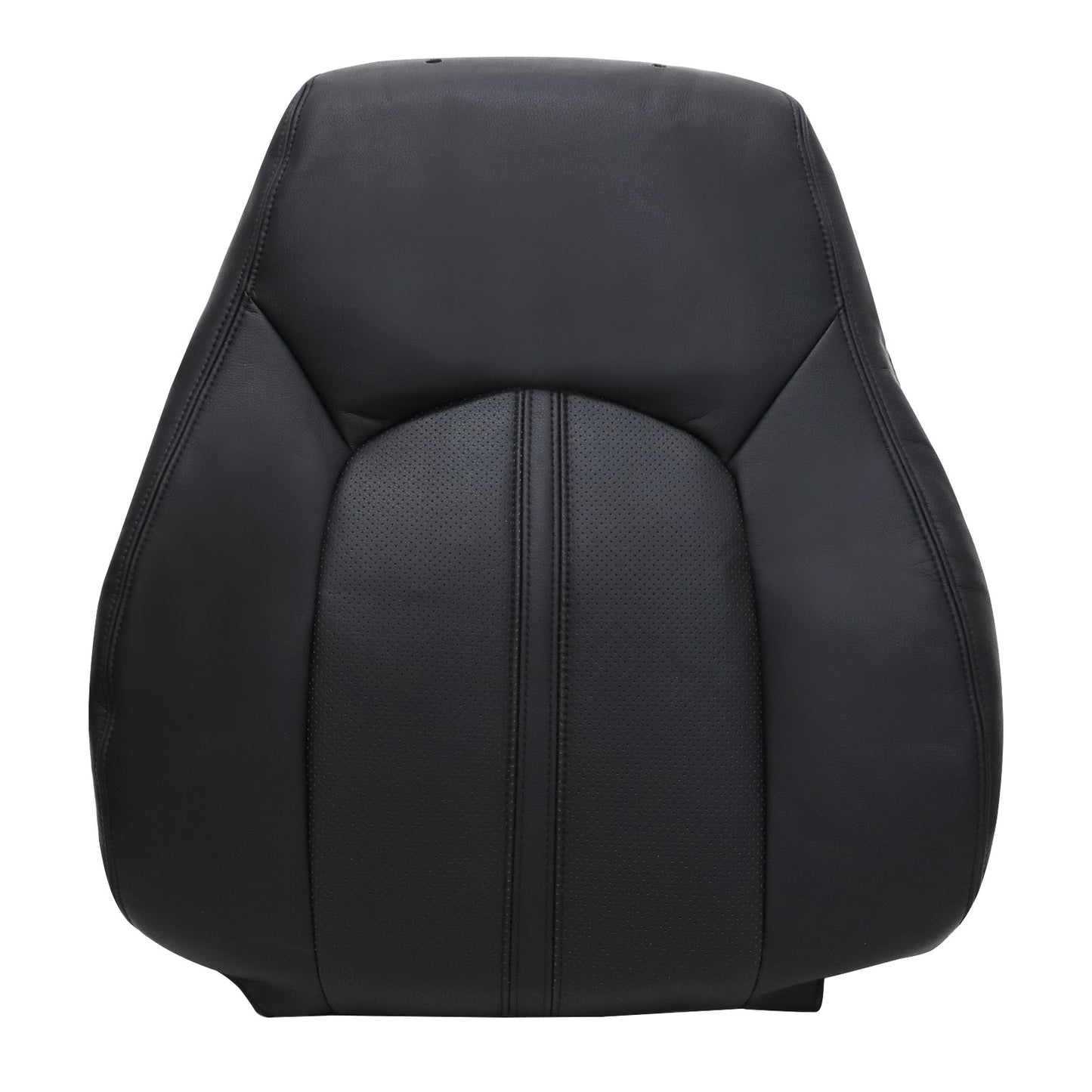 For 2008-2013 Cadillac CTS Front Driver & Passenger Bottom & Top Leather Seat Cover Black