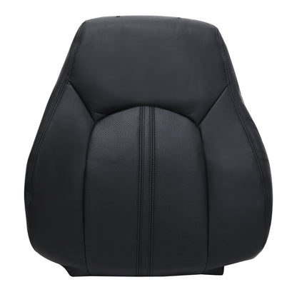 For 2008-2013 Cadillac CTS Front Driver & Passenger Bottom & Top Leather Seat Cover Black