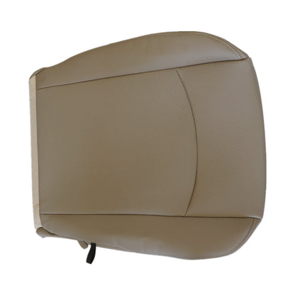 For 2009-2012 Dodge Ram 1500 2500 Front Driver & Passenger Bottom Perforated Leather Seat Cover Tan