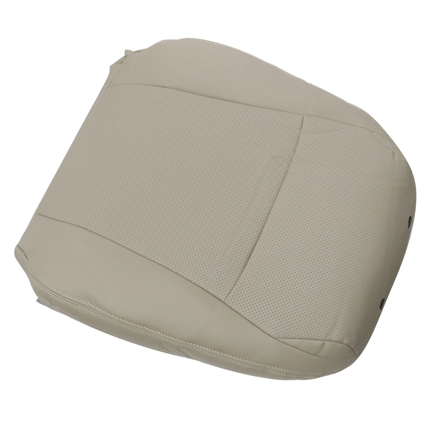 For 2004-2013 Toyota Highlander Front Driver & Passenger Bottom & Top Leather Seat Cover Tan