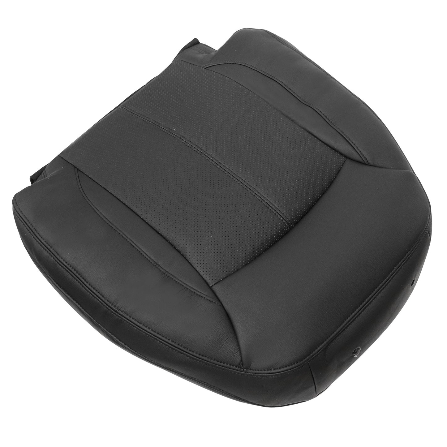 For 2010-2013 Buick LaCrosse Front Driver & Passenger Bottom & Top Leather Seat Cover Black