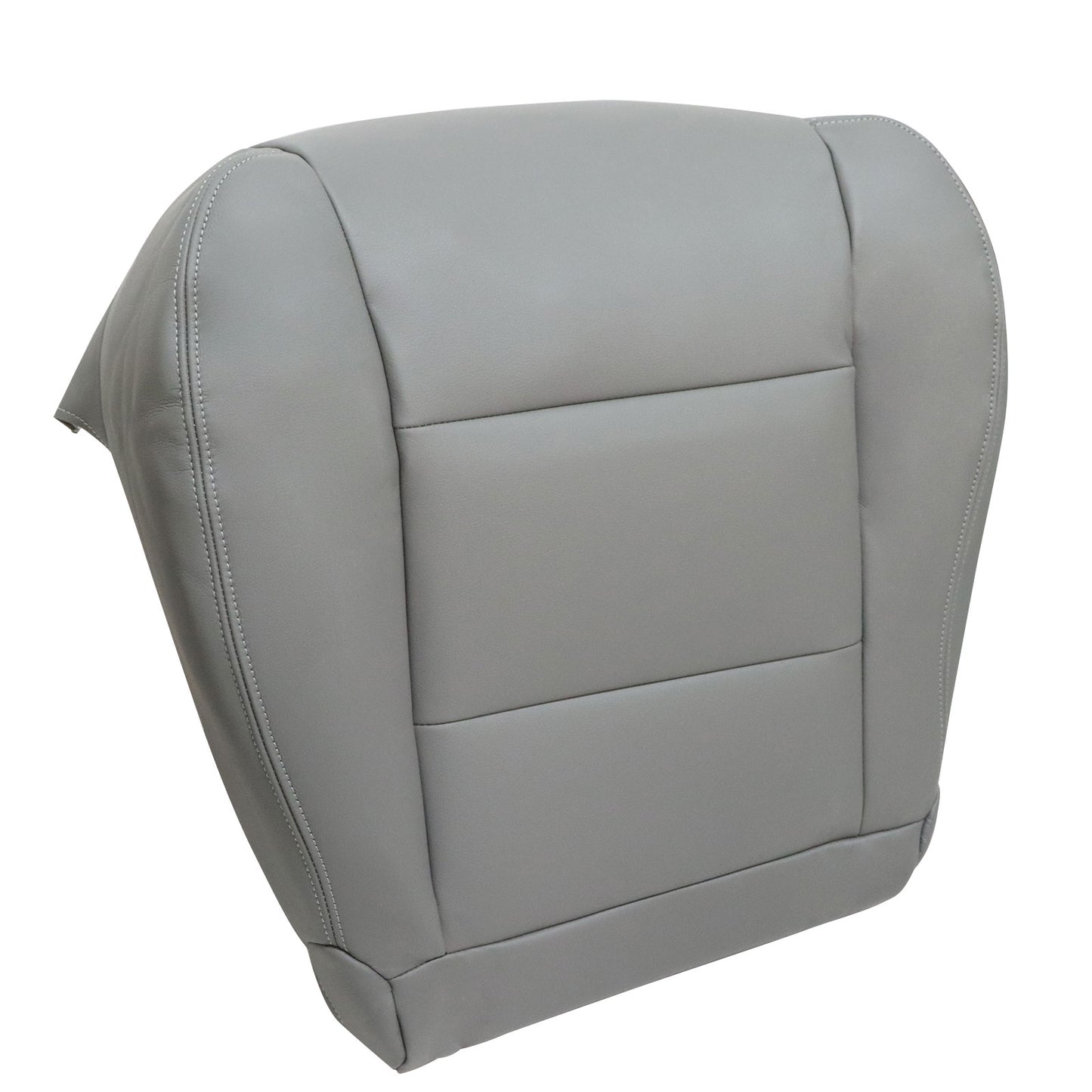 For 1998-2007 Toyota Land Cruiser Front Driver & Passenger Bottom & Top Leather Seat Cover Gray