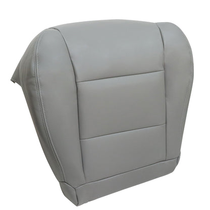 For 1998-2007 Toyota Land Cruiser Front Driver & Passenger Bottom & Top Leather Seat Cover Gray