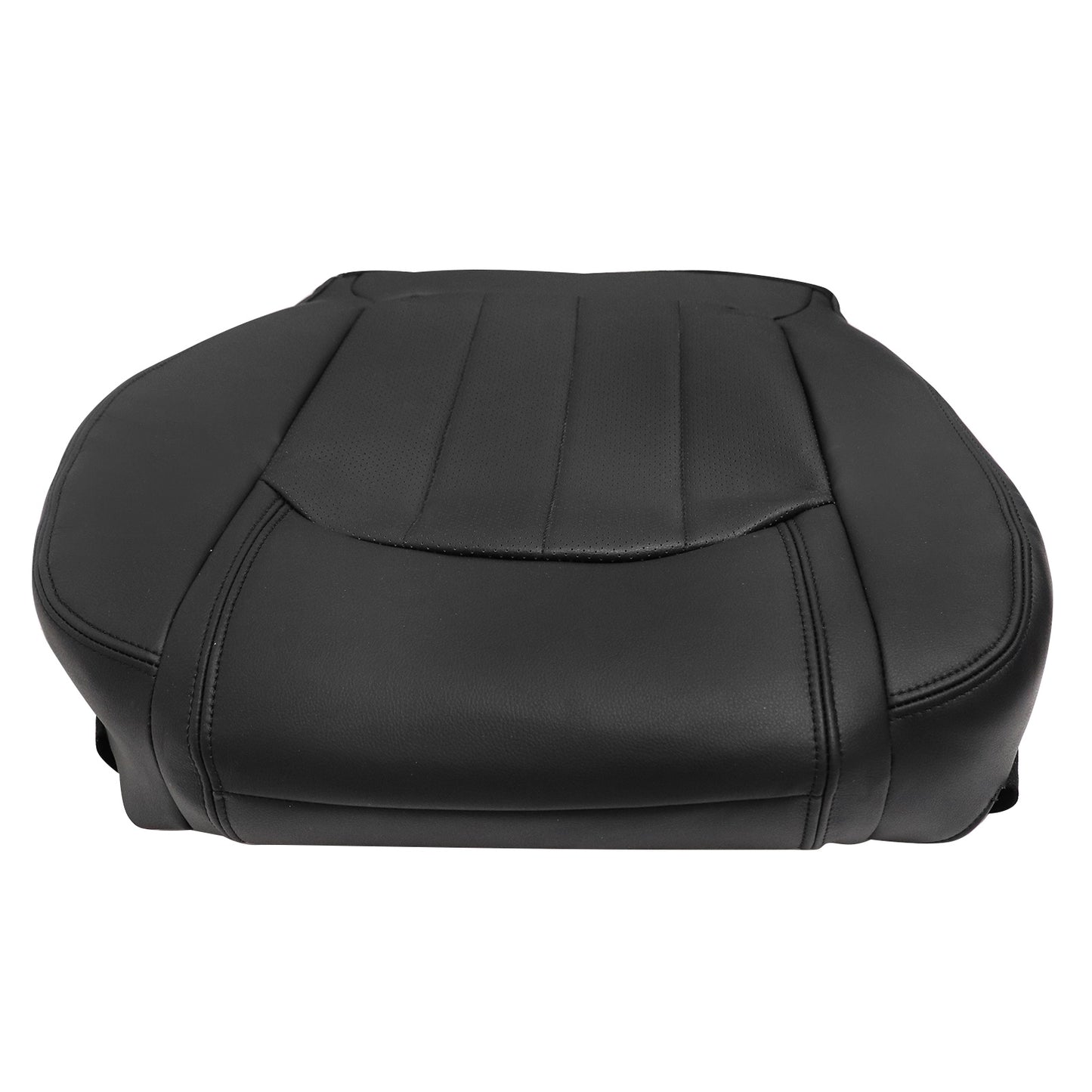 For 2008-2012 Buick Enclave 4-Door Driver Bottom Leather PERF Seat Cover Black