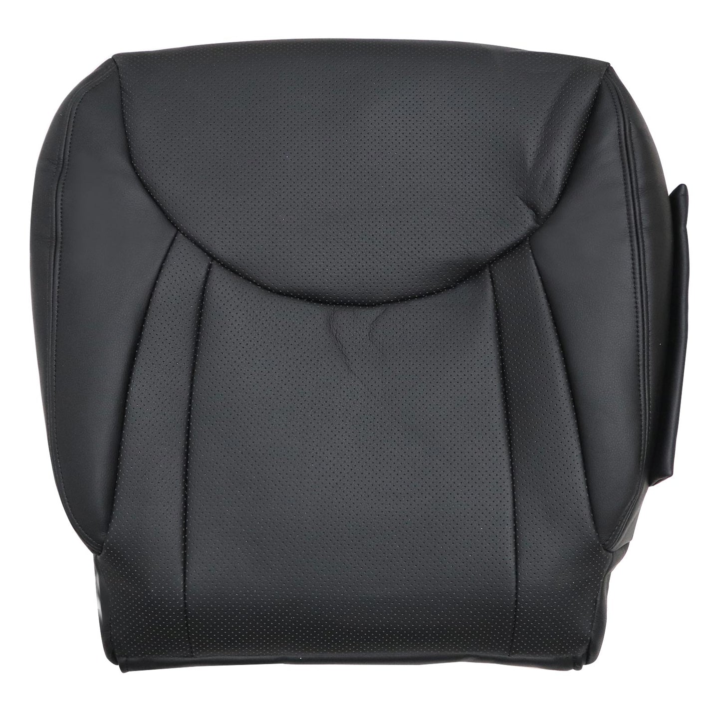 For 2001-2006 Lexus LS430 Front Driver & Passenger Bottom & Top Leather Seat Cover Black