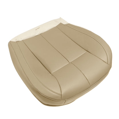 For 1999-2004 Jeep Grand Cherokee Front Driver & Passenger Bottom Leather Seat Cover Tan