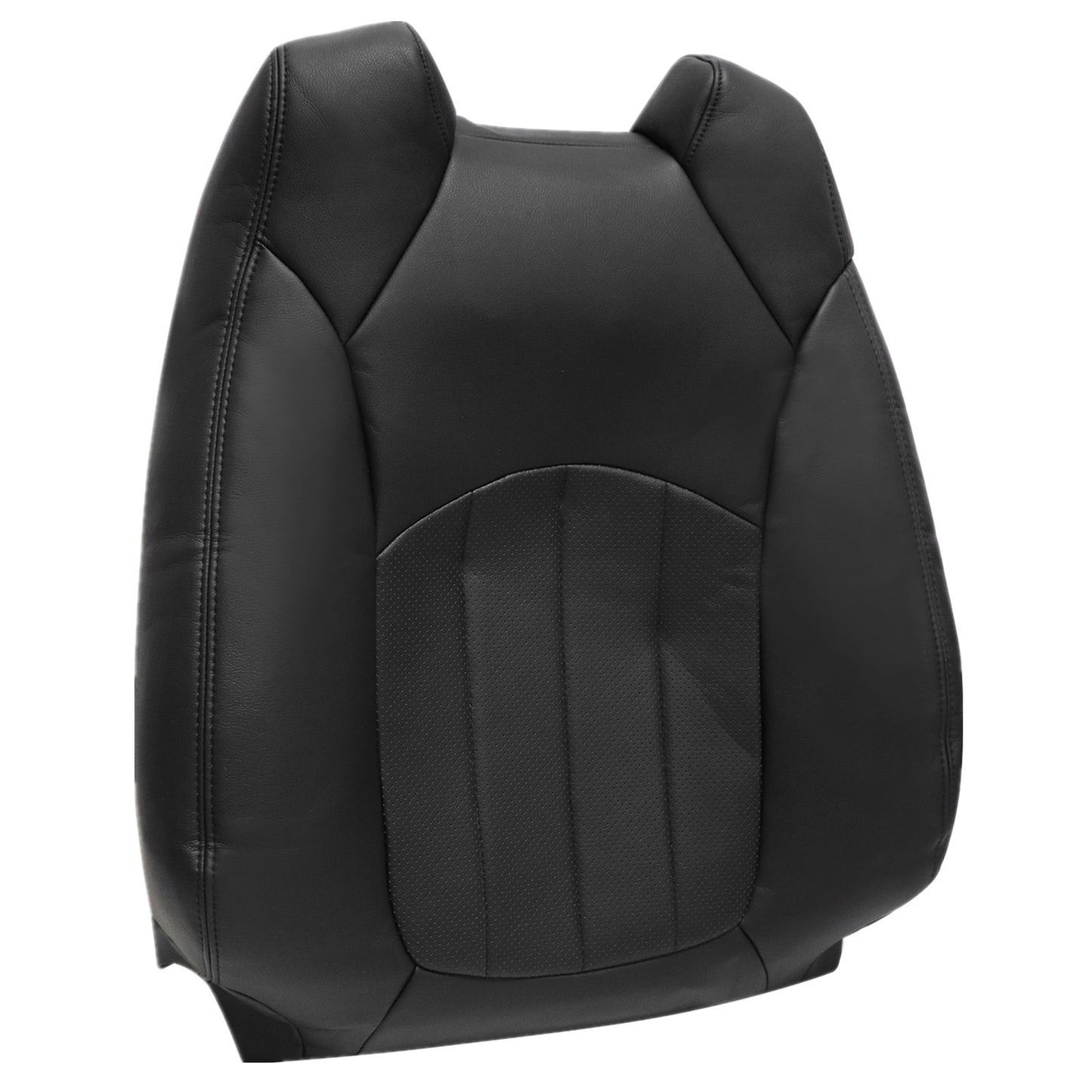 For 2008-2012 Buick Enclave Both Side Bottom & Top Leather Seat Cover Black 4PCS