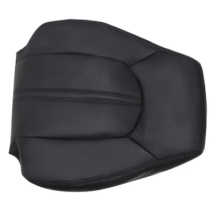 For 2008-2013 Cadillac CTS Front Driver & Passenger Bottom & Top Leather Seat Cover Black