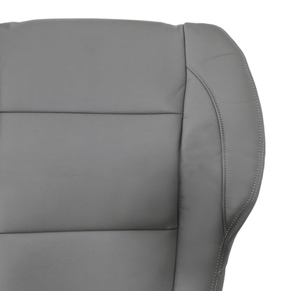 Driver Bottom Leather Seat Cover Gray For Nissan Titan 2005-2015 Replacement