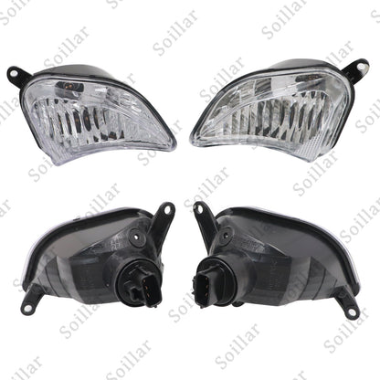 For 2013-2015 Toyota Avalon Bumper Fog Lamp Set W/ Turn Signal Lights + Bezels