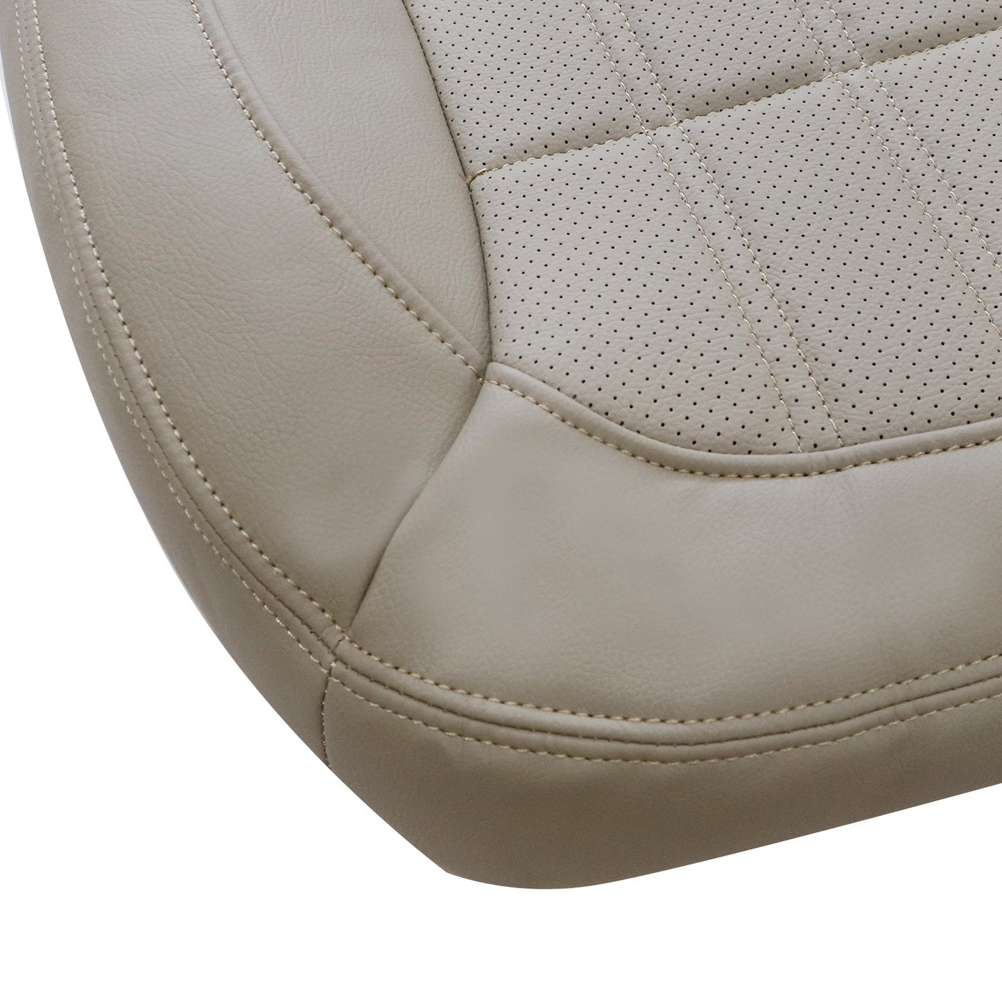 For 2013-2016 Mercedes Benz GL350 GL450 Front Driver Bottom Leather Seat Cover Tan