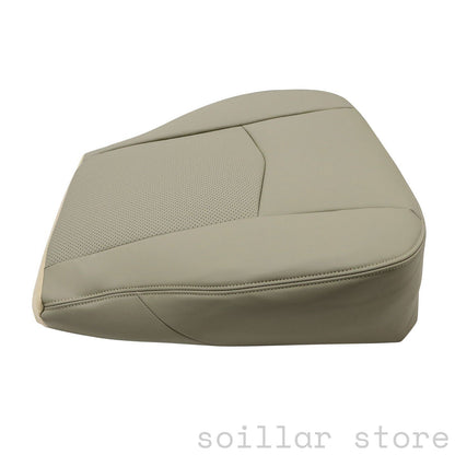 For 2004-2005 Cadillac SRX Driver Bottom Perforated Leather Seat Cover Light Tan