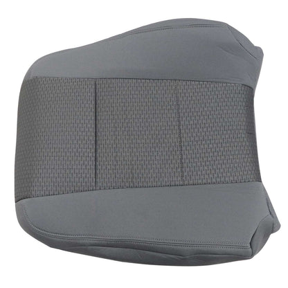 For 2017-2021 Ford F250 F350 F450 F550 Front Driver & Passenger Bottom & Top Cloth Seat Cover Gray
