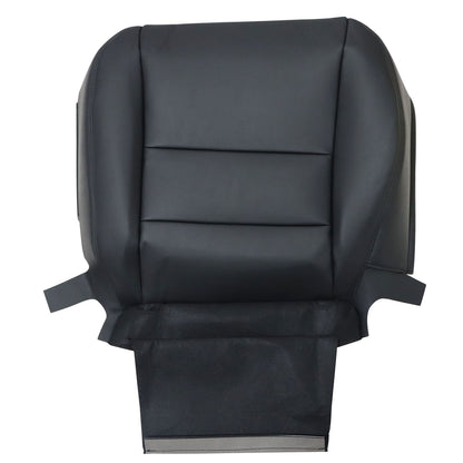 5PCS For 2003-2007 Honda Accord 4-Door Front Driver & Passenger Bottom & Top Leather Seat Cover Black