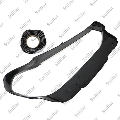 Left Side Front Headlight Lens Clear Cover+Sealant Fit BMW X3 X4 2022-2024 1Pcs