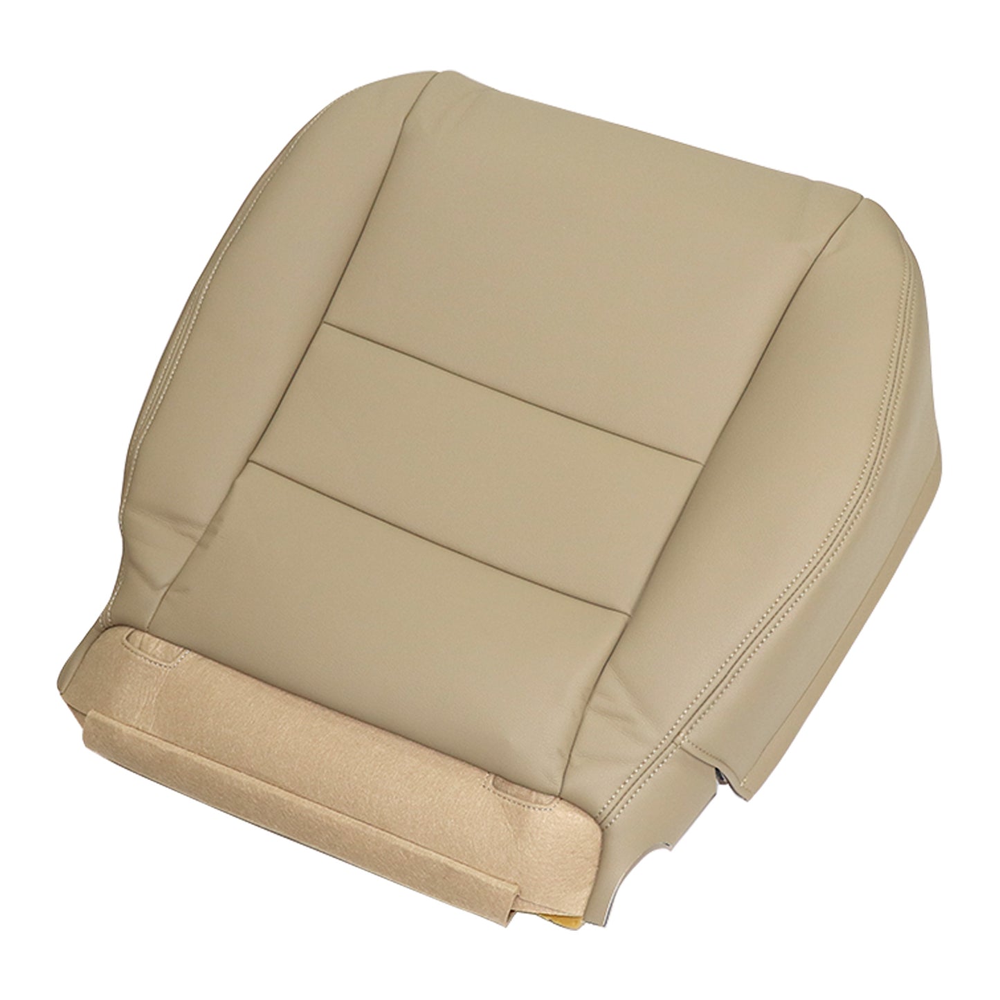 For 2003-2007 Honda Accord 4DR Front Driver & Passenger Bottom & Top Leather Seat Cover Tan