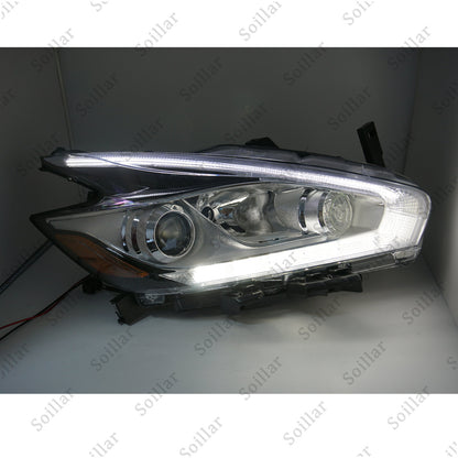 For 2015-2018 Nissan Murano Halogen Headlight LED DRL Lamp Right Passenger Side