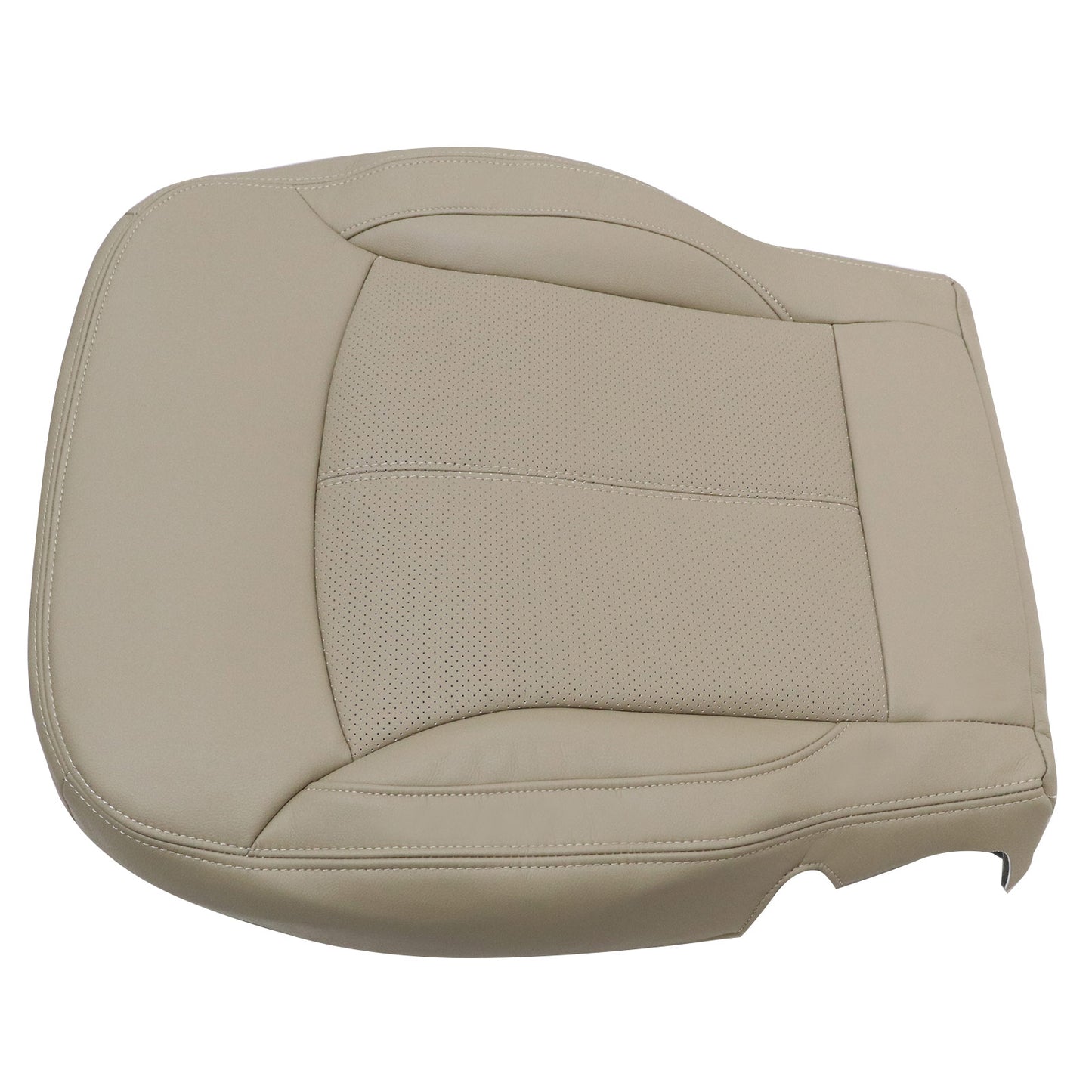 For 2010-2013 Buick LaCrosse Front Driver & Passenger Bottom & Top Leather Seat Cover Cashmere Tan