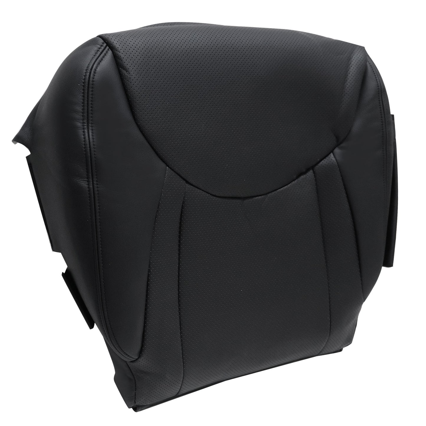 For 2001-2006 Lexus LS430 Front Driver & Passenger Bottom & Top Leather Seat Cover Black