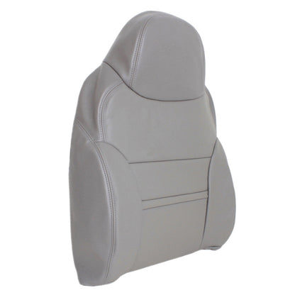 Fits 2000 2001 Ford Excursion Both Driver & Passenger Leather Seat Cover Gray