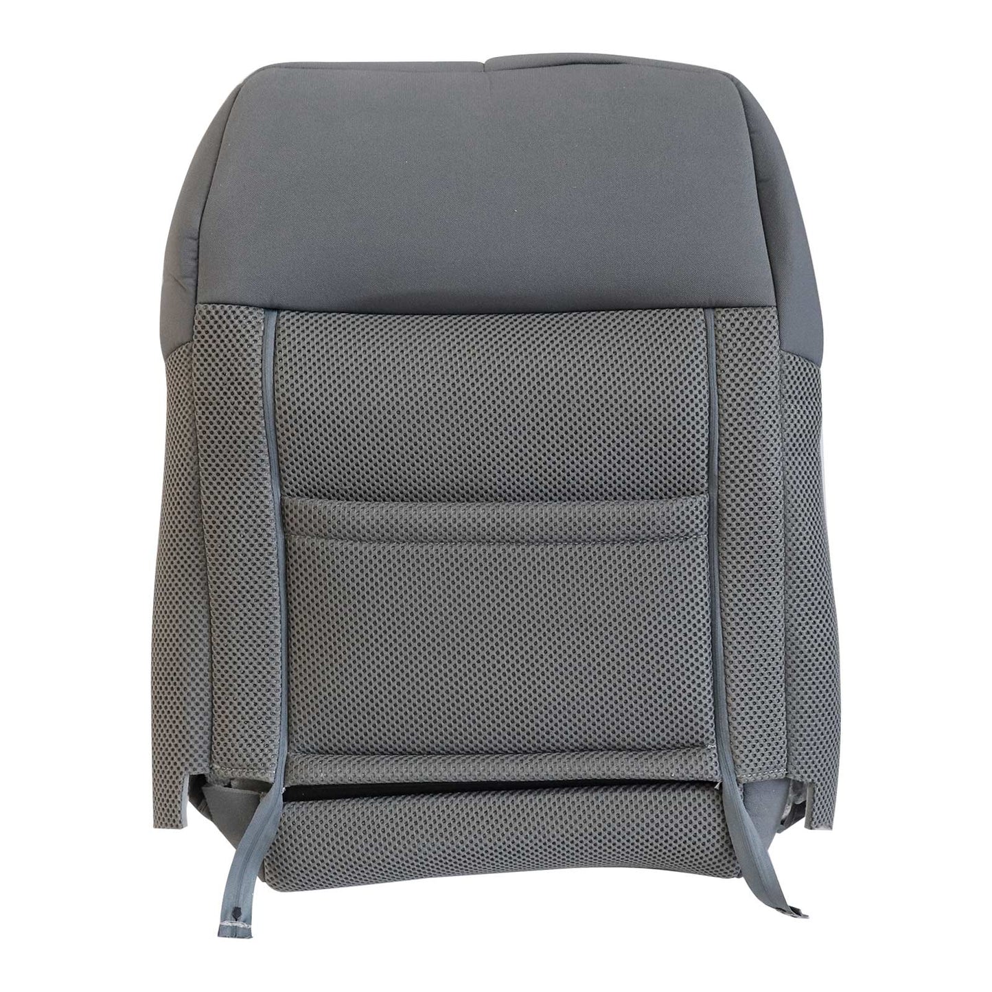For 2005-2019 Nissan Frontier Front Driver & Passenger Bottom & Top Cloth Seat Cover Gray