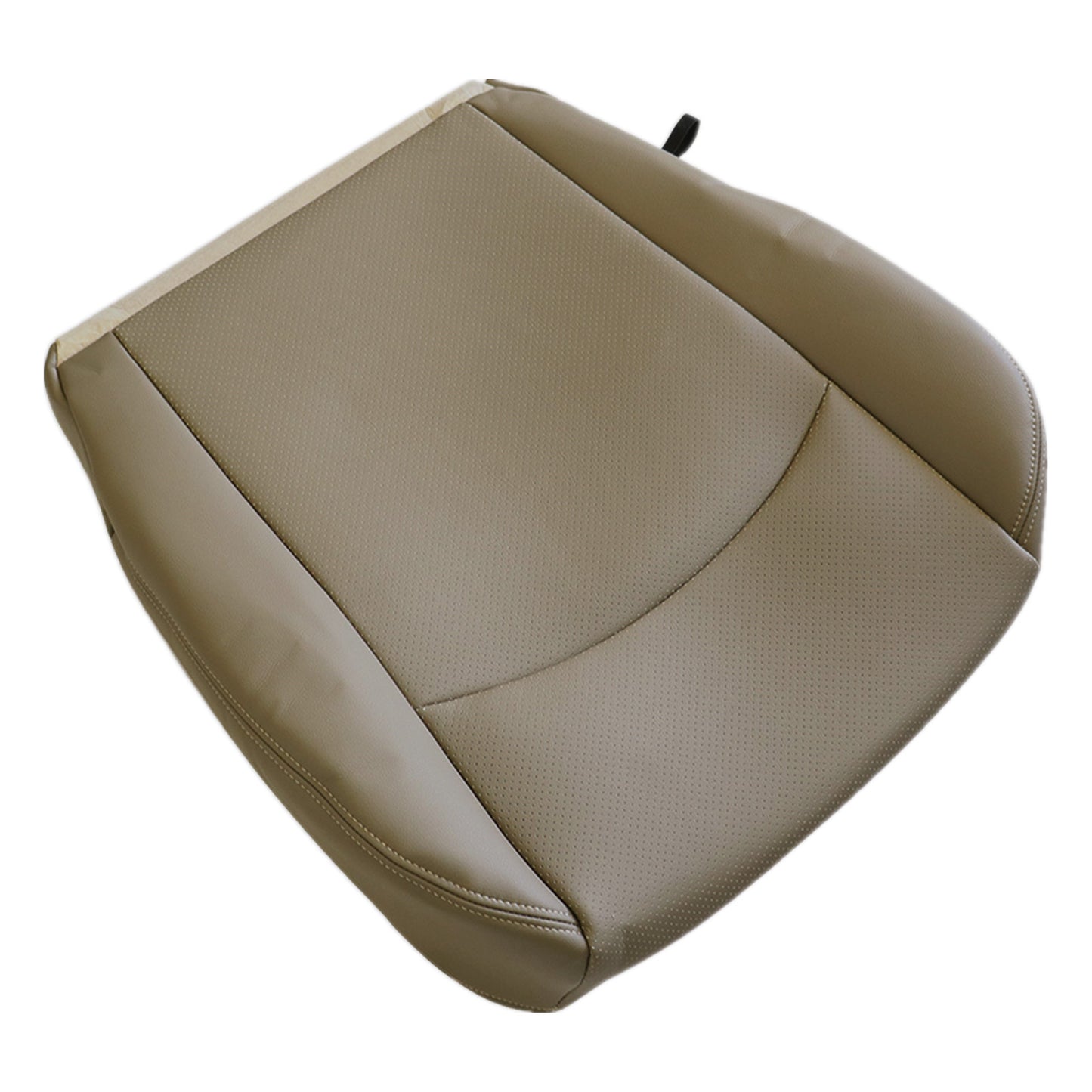 For 2009-2012 Dodge Ram 1500 2500 Front Driver & Passenger Bottom Perforated Leather Seat Cover Tan