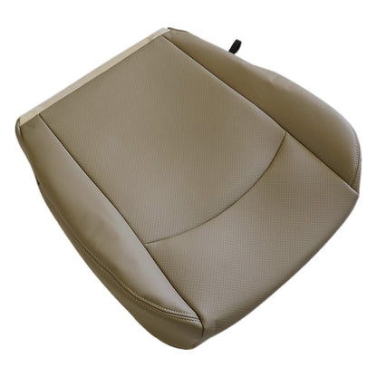 For 2009-2012 Dodge Ram 1500 2500 Front Driver & Passenger Bottom Perforated Leather Seat Cover Tan
