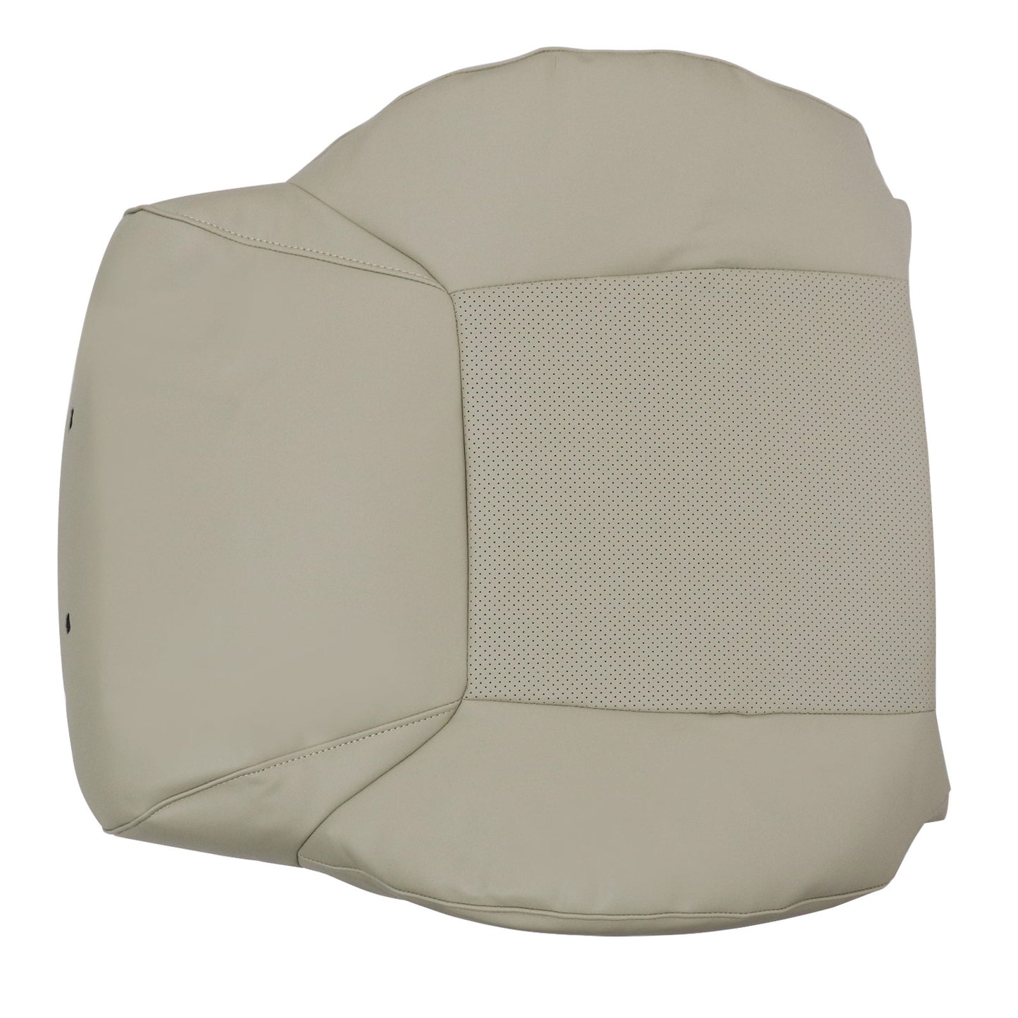 For 2008-2015 Lexus LX570 Front Driver & Passenger Bottom & Top Perforated Leather Seat Cover Tan