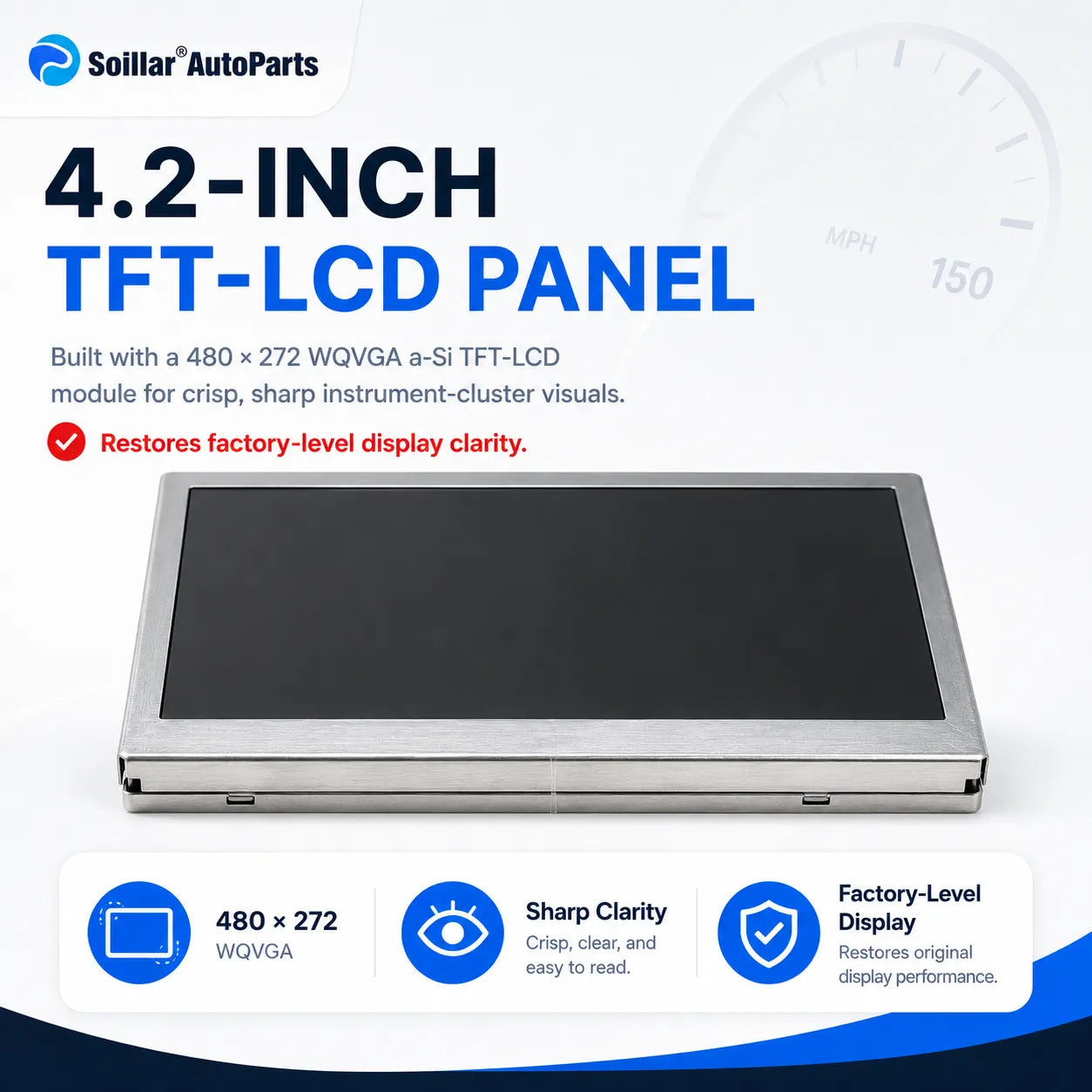 13-16 Ford Focus LCD Display Color Screen Feature Images- 4.2 TFT LCD Panel