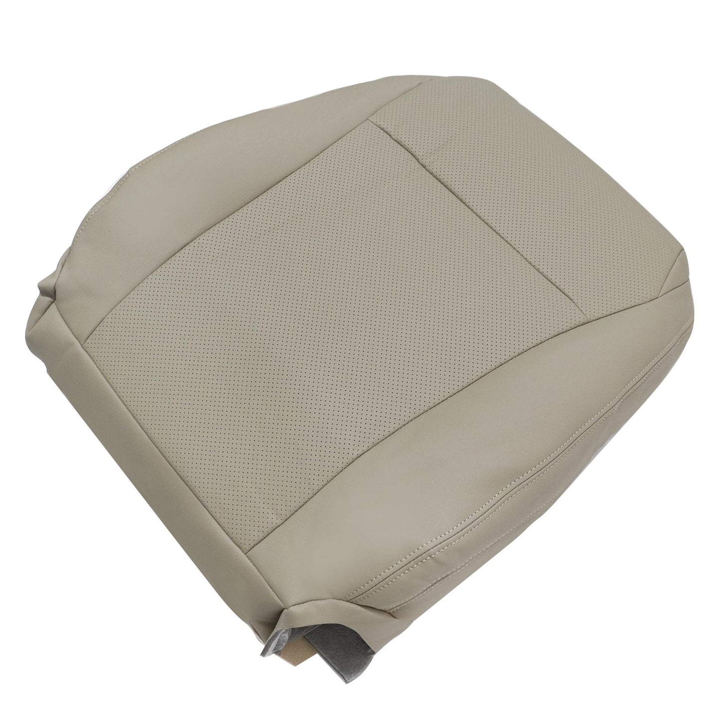 For 2004-2013 Toyota Highlander Front Driver & Passenger Bottom & Top Leather Seat Cover Tan