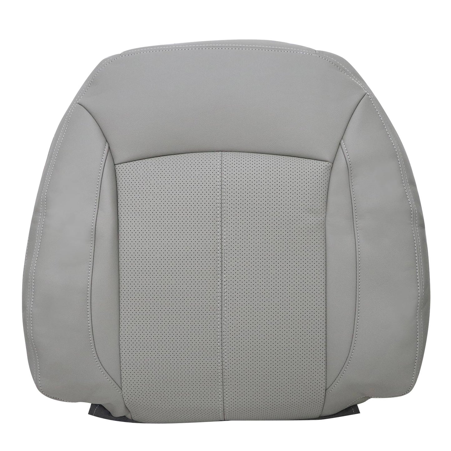 For 2010-2013 Buick LaCrosse Front Driver & Passenger Bottom & Top Leather Seat Cover Titanium Gray
